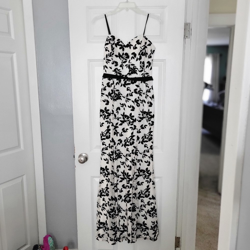 Floral Mermaid Sweetheart Gown